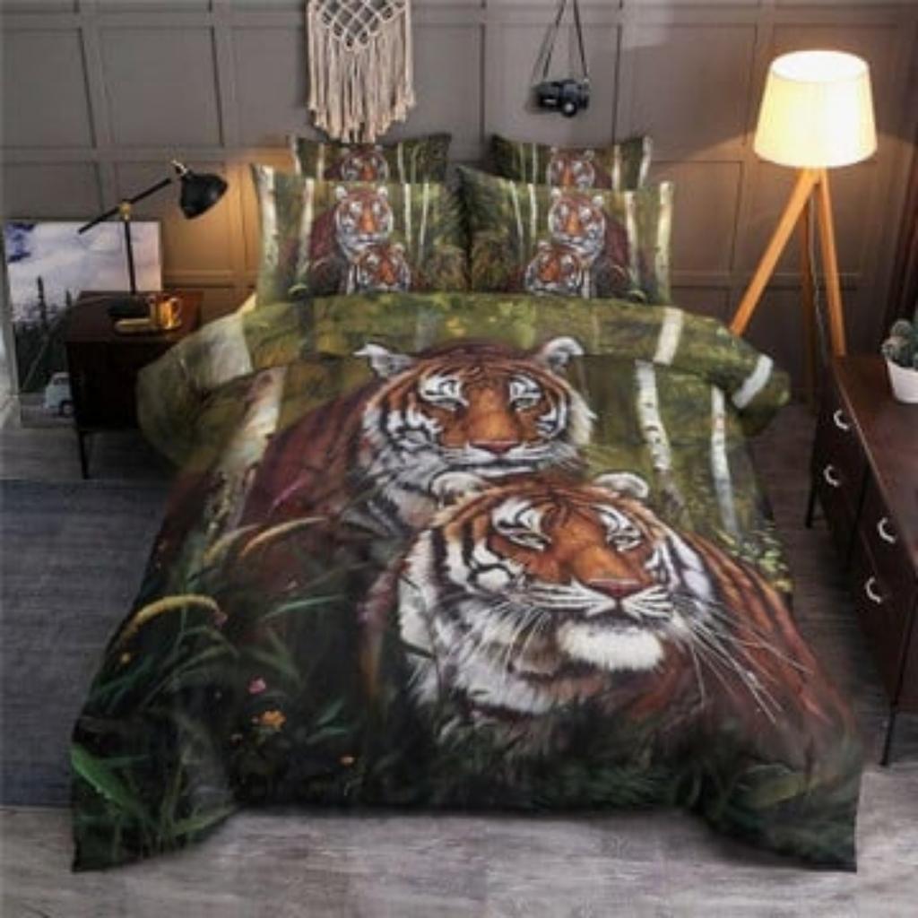 Tmarc Tee Tiger Power Bedding Set Home Bedding Set Comforter Cover Set