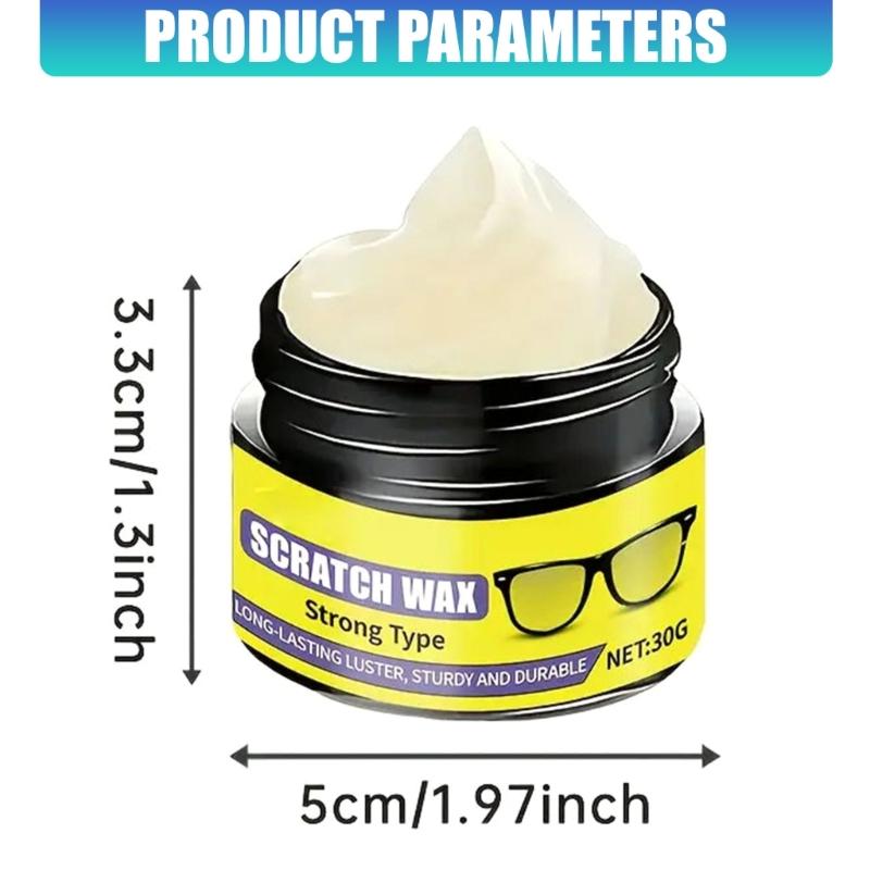 Lens Scratch Remover Glasses Lens Cleaner with Cleaning Sponge for Students Workers and Eyeglasses Store