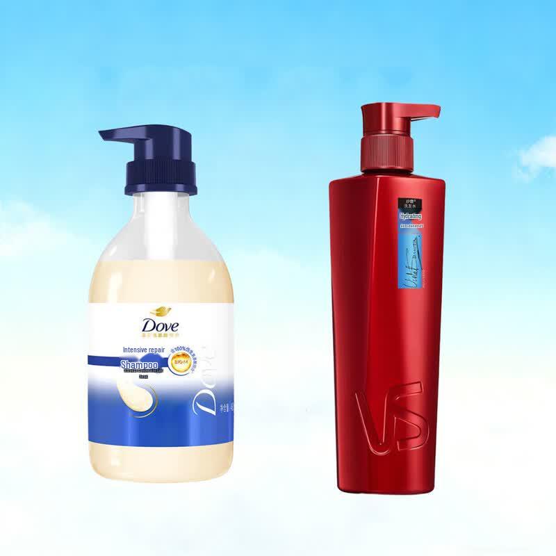 Набор увлажняющих шампуней Dove & Vidal Sassoon