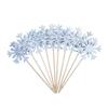 Frozen Princess Snowflake Cake Topper - Acrylic White Christmas Decoration for Baking and Birthdays