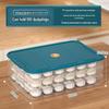 Multilayer Food-Grade Freezer Storage Box for Dumplings, Wontons, Eggs & More