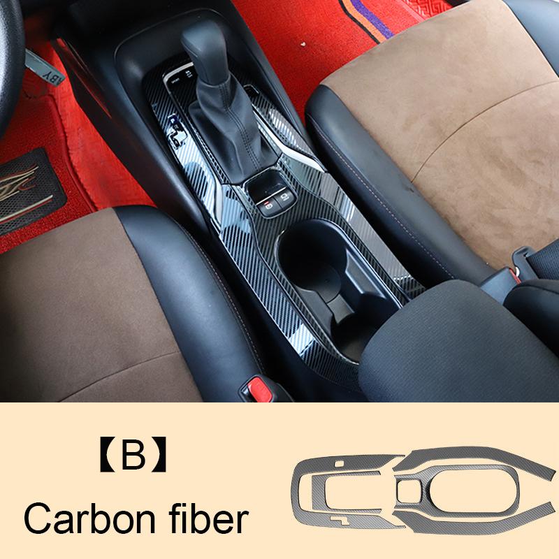 For Toyota Corolla E210 -   2024 Car Central Console Water Cup Holder Placement Trim Cover Frame Strips Stickers