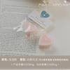2PCS Small Candles Scented for Wedding Decoration Heart  Pink Blossom Baby Christening Tealight Candle Mini Flavoring Souvenir