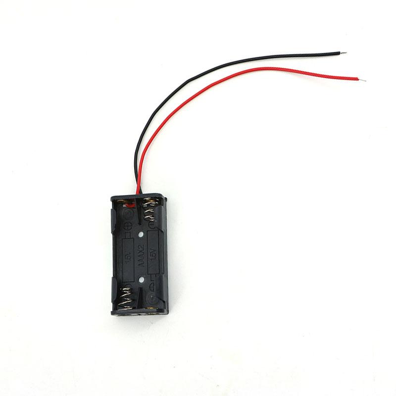 1X 2X 3X 4X AAA 1.5v 3v 4.5v 6v Battery Holder Storage Box Batteries 1 2 3 4 Slot AAA Power Bank Cases Container 2pin Wire Lead