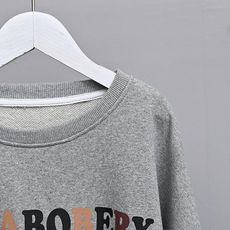 Sweatshirt for Women Cotton Loose Oversized Long Sleeve T-Shirt Fleece Thickened Comfortable Round Neck Casual Pullover Top Sweatshirt