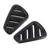 1Pair Dashboard Air Outlet Vent Cover Carbon Fiber Pattern Dashboard Side Air Vent Cover Replacement for Benz A‑Class