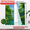 2pcs   2D FLAT PRINTING Curtains (Without Rod) Tropical Cascade Halloween Festival Popular Curtains&Drapes Machine Washable