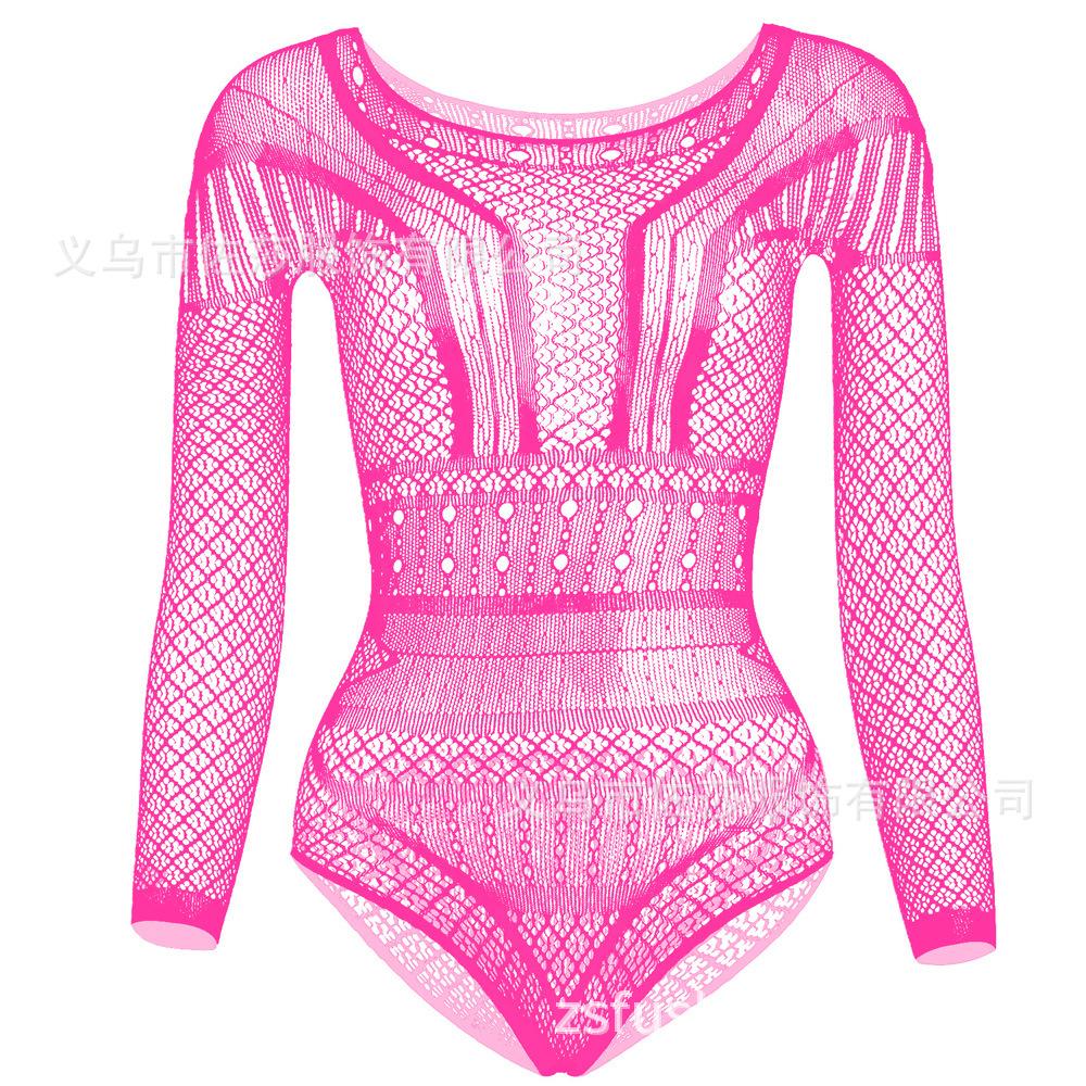 Sex Unterwäsche neu Jacquard Dreipunkt langärmelig Bikini langärmelig