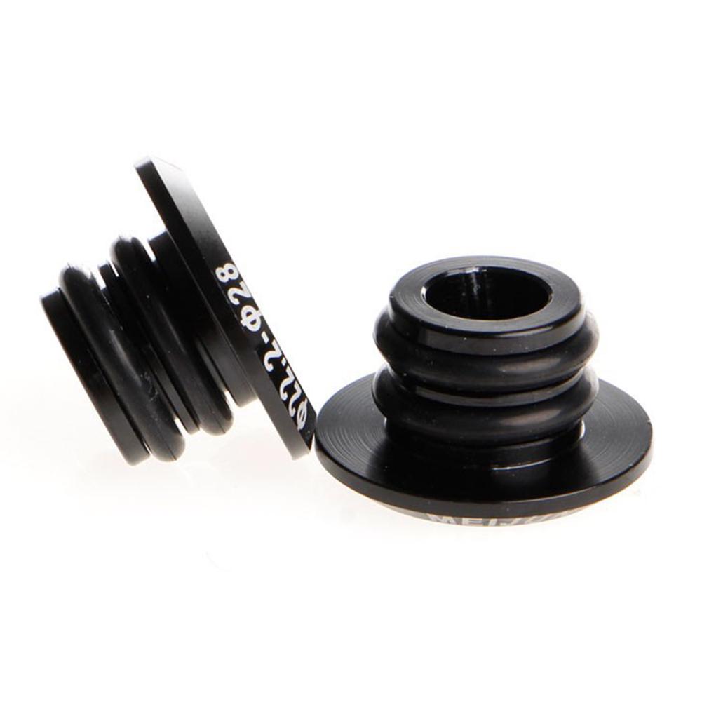 Puntos Aluminum Alloy 2Pcs Mountain Bicycle Bike Cycling Handlebar Grips Plug Bar Ends