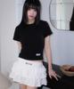 Rose Franz Rose Cancan Mini Skirt [White]
