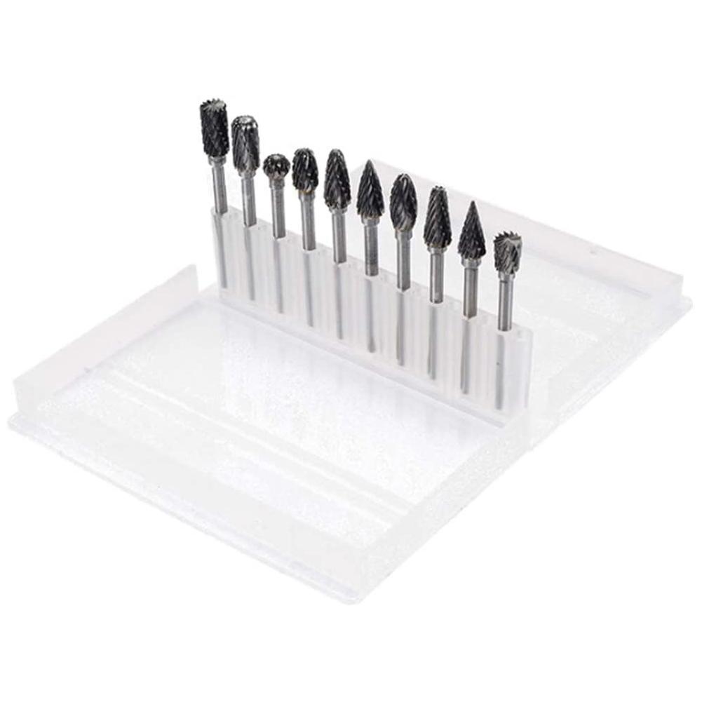 Drill Bits Power Tools Carbide Cutter Rotary Burrs Drill Grinder Carving Bit Double Cut 45-50mm Rotary Power Tools