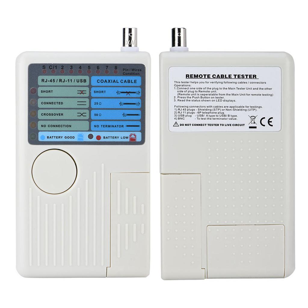 RJ45   RJ11   USB   BNC Network Tester LAN Cable Tracker Detector