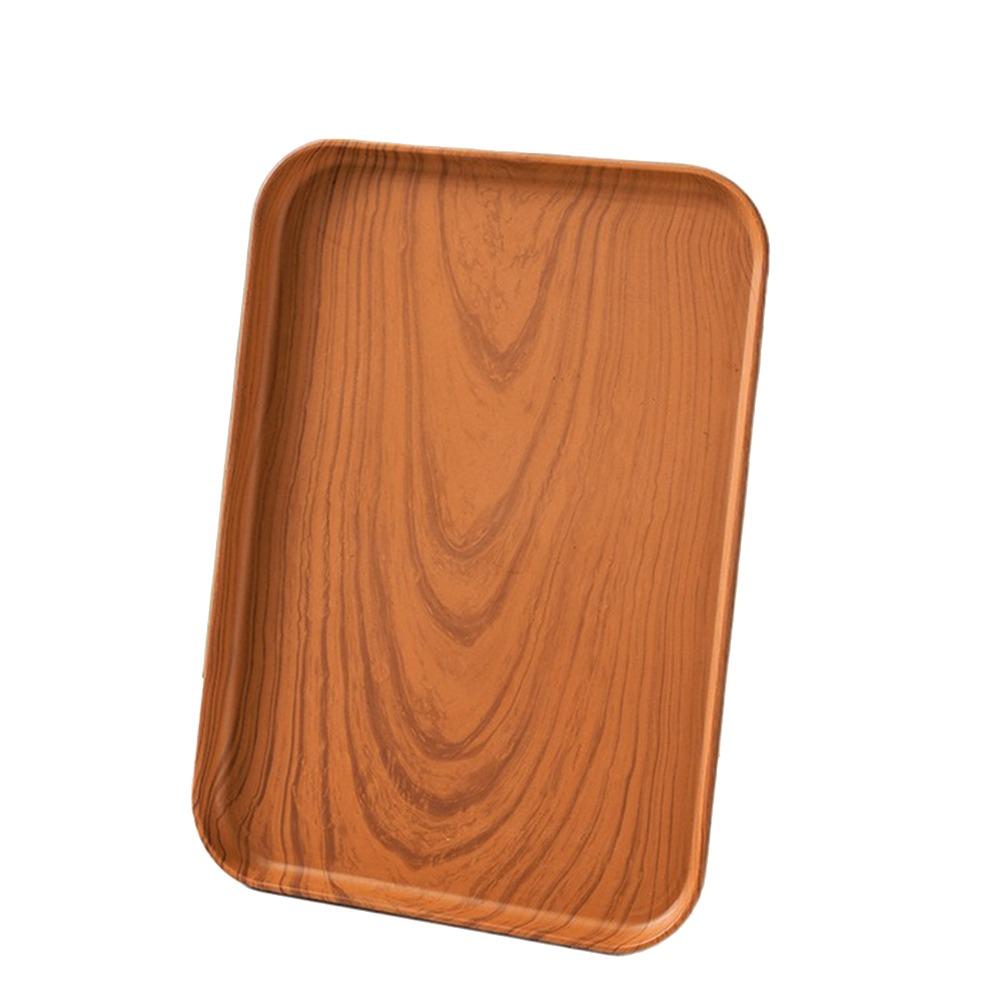 New Rectangular Pallet Plastic Nordic Style Food Bread Pan Dessert Pallet Household