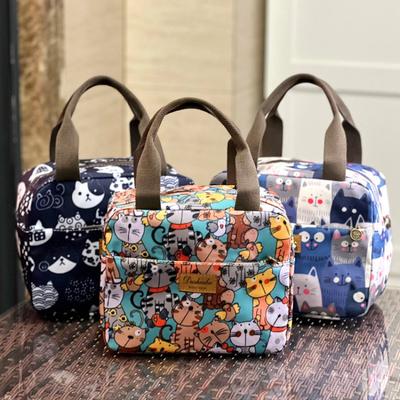 New Waterproof, Oil-proof and Thermal Insulation Portable Lunch Box Bag, Commuter Lunch Bag, Bento Bag, Mommy Bag, Student Bowl Bag.