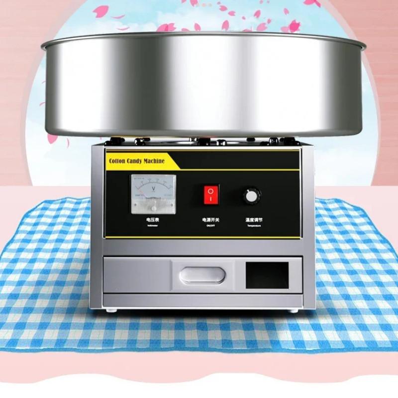 1200W/980W Cotton Sugar Floss Making Device Commercial Cotton Candy Machine Stainless Steel Electric DIY Candy Cotton Maker