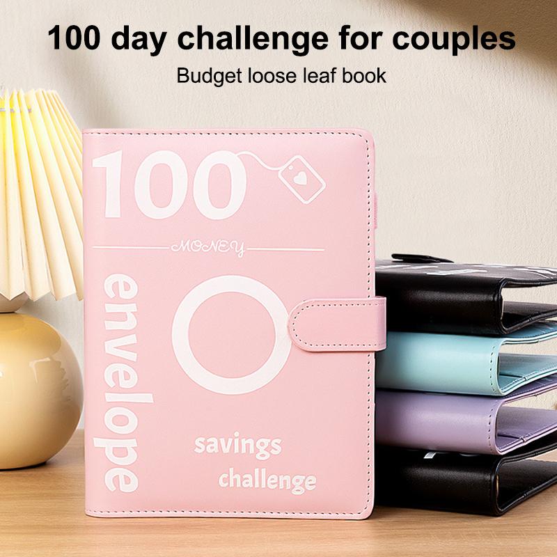 Cash Envelope System Kit With 100 Pockets, Money Savings Reusable Budget Planner For Cash