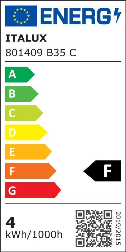 Żarówka Led Retro E27 4W 2200K B35 Clear 801409 B35 Italux