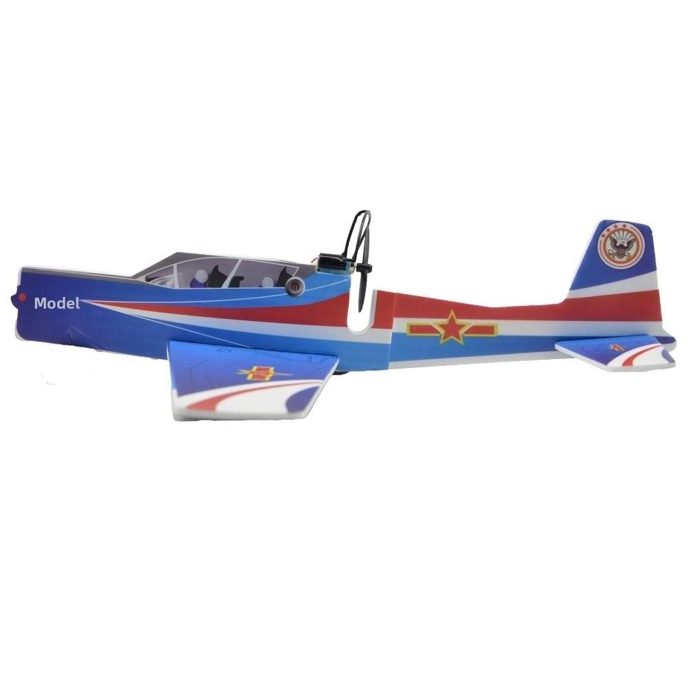 PP Electric Large Foam Glider Aircraft Toy USB Rechargeable Hand Throwing Flying Airplane