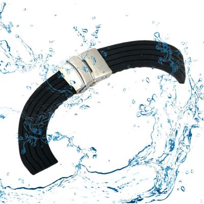 Silicone Watch Band Fitness Durable Quick Release Replacement Sport Men
