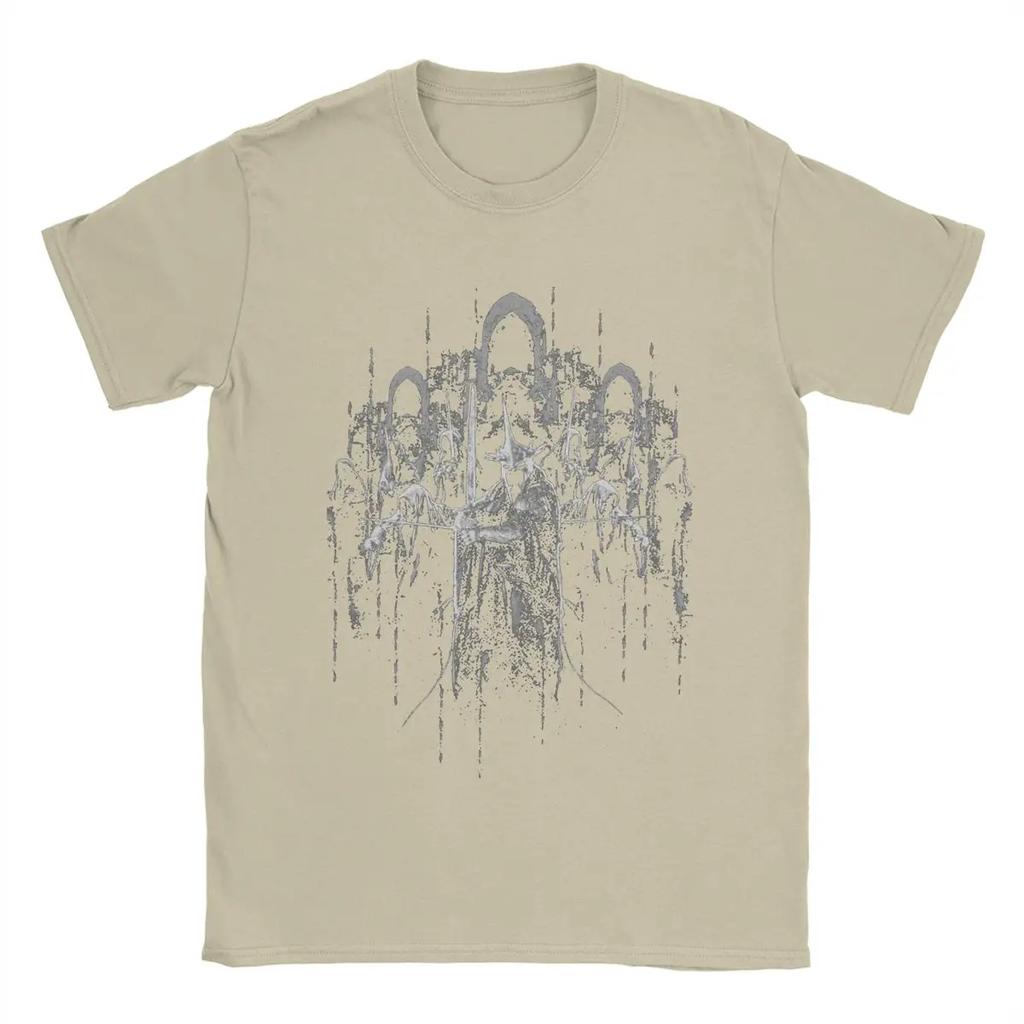 Men's Summer Cotton T-shirt Mordor L-Lords R-Rings Fun Printed T-shirt Short Sleeve T-shirt Crew-neck Top Gift