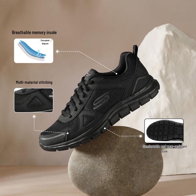 Skechers Zapatillas de Running Transpirables y Acolchadas para Hombre