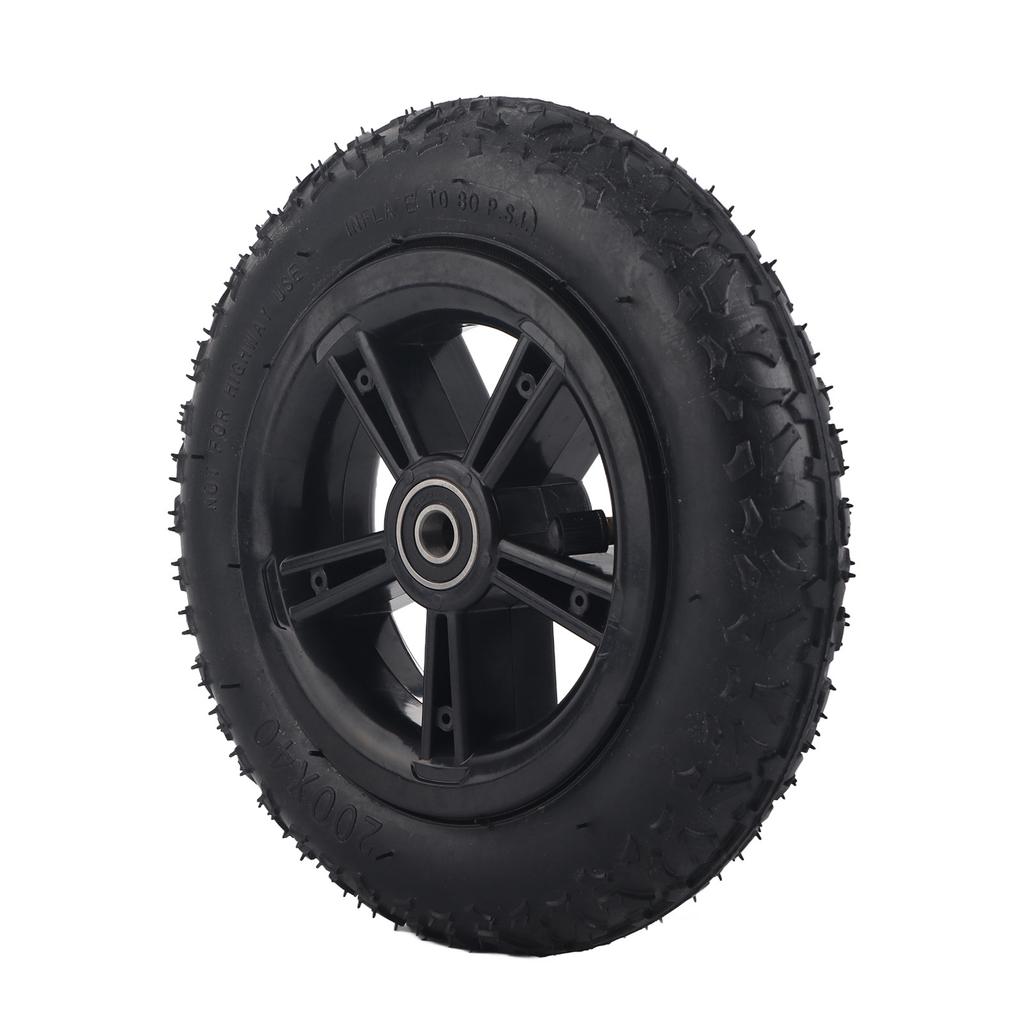 8in Electric Scooter Tire with Wheel Hub Inflation E?Bike Rubber Tyre Replacement 200x40