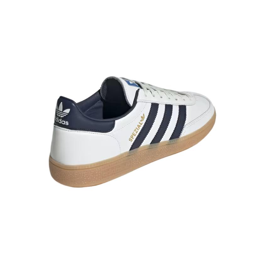 adidas Scarpe da Ginnastica da Uomo Handball Spezial Core White Night Indigo Gum JR9532