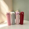 Portable Thermos Mug 316 Stainless Steel Sports Water Bottle with Straw, Large Capacity for Outdoor/Home Use.