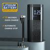 Elektrische Luftpumpe mit 6000-mAh-Akku, 150 PSI, kabelloser Auto-Luftkompressor mit digitalem LCD