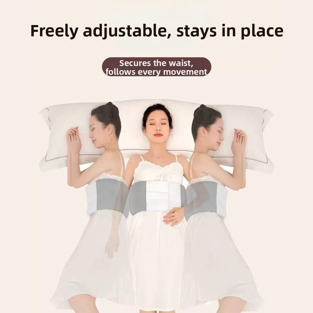 Waist Protection Lumbar Support Pillow Adjustable Wrap Around Lumbar Roll Pillow  Home Use
