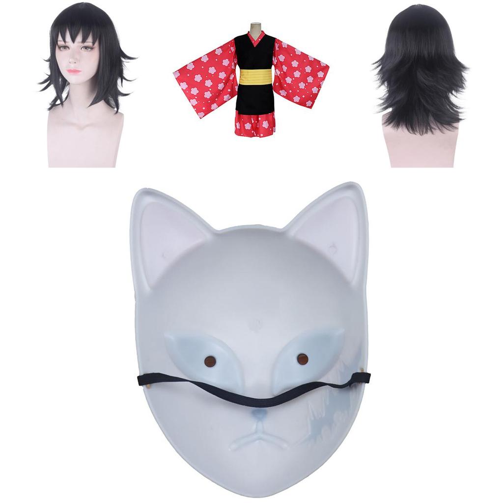 Exquisites Demon Slayer Kimetsu No Yaiba Makomo Cosplay Kostüm für Damen mit perfekten Nähten und atmungsaktivem Stoff