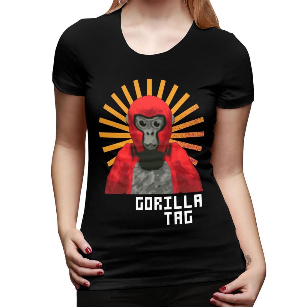 Gorilla Tag Pfp Maker Gorilla Tag Red Gorilla TShirt for Women Crew Neck Streetwear T Shirts Womens Short Sleeve Clothes Tops