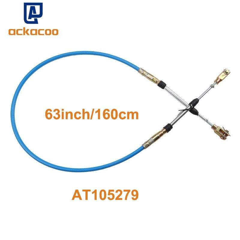 63inch Throttle Cable Push Pull Wire Harness AT105279 for John Deere 350 350B 350C 350D 450 450B 450C 450E 455D 455E 550 550A