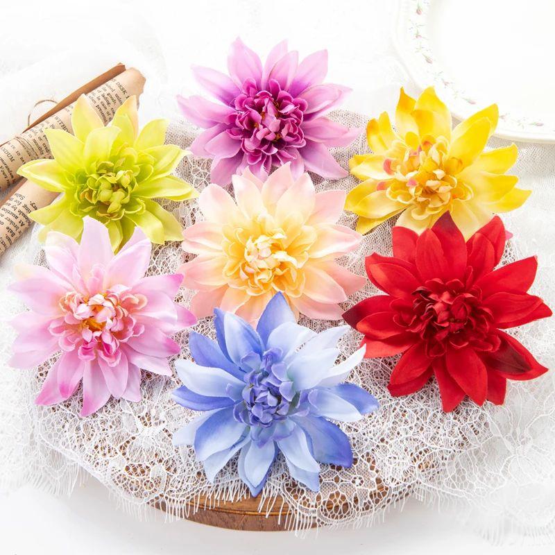 

Artificial Flower Silk Gerbera Hotsale Christmas Home festival Wedding bridal bouquet Arch Decor Diy gift Scrapbook Wreath Cheap 5pcs