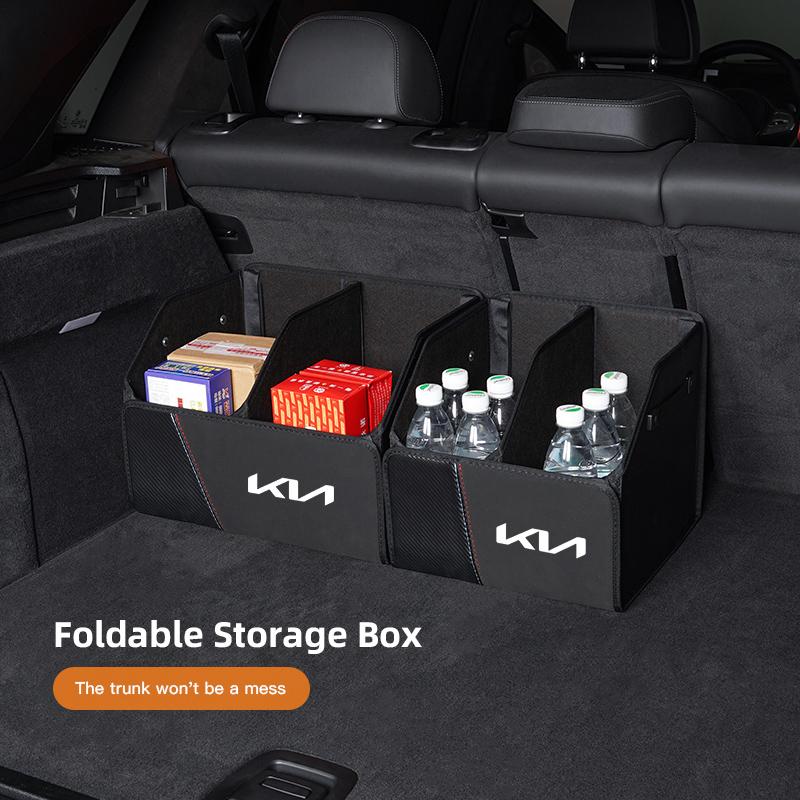SBHX3 Car Large Capacity Trunk Storage Box Folding Organized Bag For Kia Sonet Picanto Niro Forte 5 3 K7 K5 K8 K3 XCeed Soul K9 Seltos