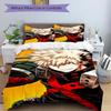 Heroic Anime Character Print 3Pcs Bedding Setduvet Cover With 2 Bedropillowcase Home Birthday Gift