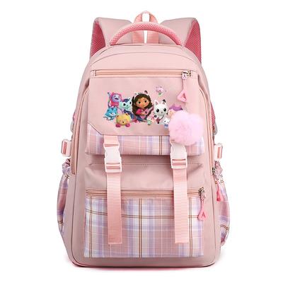 Gabys Puppenhaus Animierter Peripherer Bedruckter Rucksack College-Wind Hohe Kapazität Studenten-Schultasche