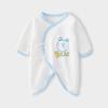 Newborn Pure Cotton Butterfly Bodysuit: Four Seasons Tie-Up, Boneless Design Jumpsuit