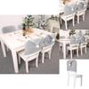 Elegant Gray Non-woven Christmas Chair Cover Set For Stylish Holiday Decor