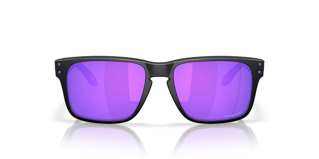Oakley Sunglasses Matte Black Frame Prizm Violet 53mm Men's 0OO9509, (Front), Lens,