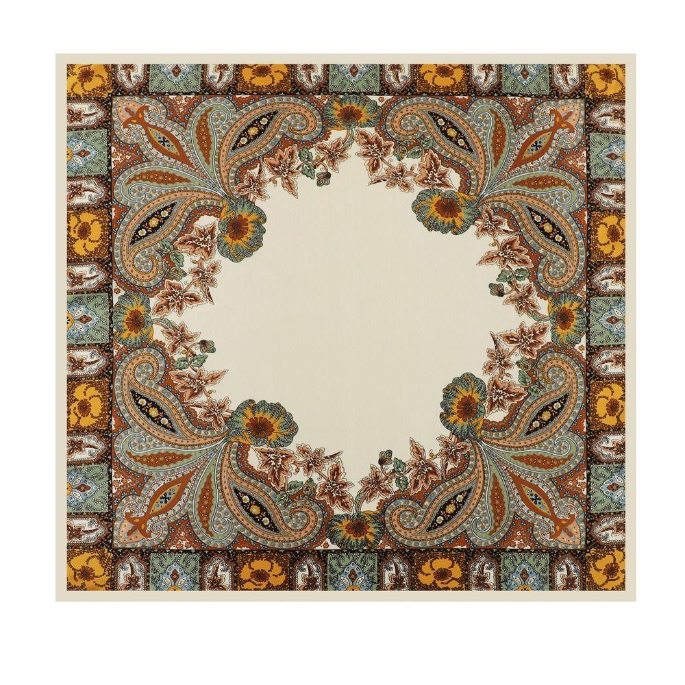 90x90cm Imitation silk Silk Scarf Cashew Pattern Bandana Casual Beach Shawl Women