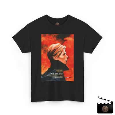 The Man Who Fell To Earth Movie Poster Unisex T-Shirt, David Bowie Portrait Tee