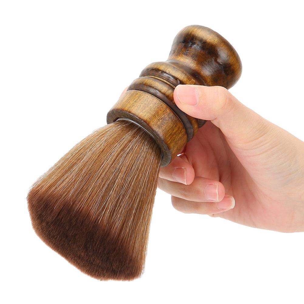 Broken Hair Sweep Brush Neck Face Duster for Salon Stylist Barber Hairdressing