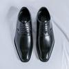 Italian Men's Formal Shoes Handmade Designer Casual Work Shoes Luxury Brand High Quality Leather Dress Oxford Men Wedding Shoes