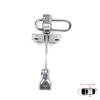 BDP1283 Zadní levý nebo pravý závěs dveří, brzdový doraz, omezovač popruhů pro Fiat Idea Lancia Musa 350 2004-2012 51782471