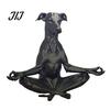 Zen Dog Statue for Home Decor 3D Printed Meditating Statue, Sitting Puppy Figurine Funny Desk Accessories Office Decor, Creative Animal Sculpture