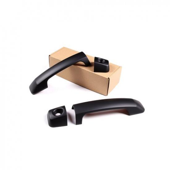 Matte Black Exterior Side Door Handle Cover Trim For Toyota FJ Cruiser 2007-