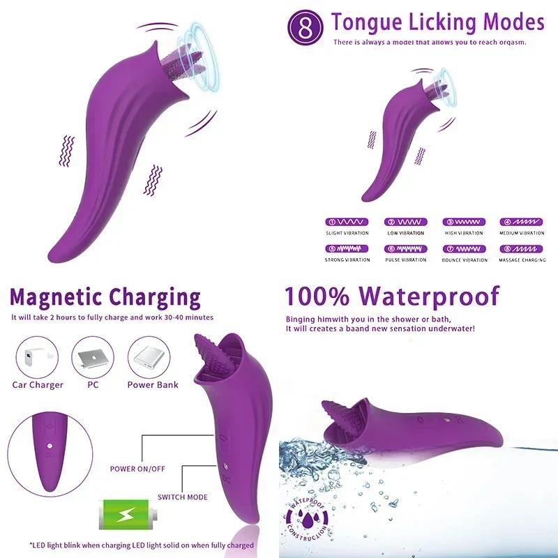 G Point Vibrator Tongue Is For Women Fox Plug Telescopic Dildo Pocket Pussy Sexetoys Couple Big Butt Sex Machine Man Gag Toys