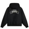 Li Ning Anti-Five Series Comfortable Casual Simple Hooded Loose Cotton Jacket Men Jacket Black AJMU197-1