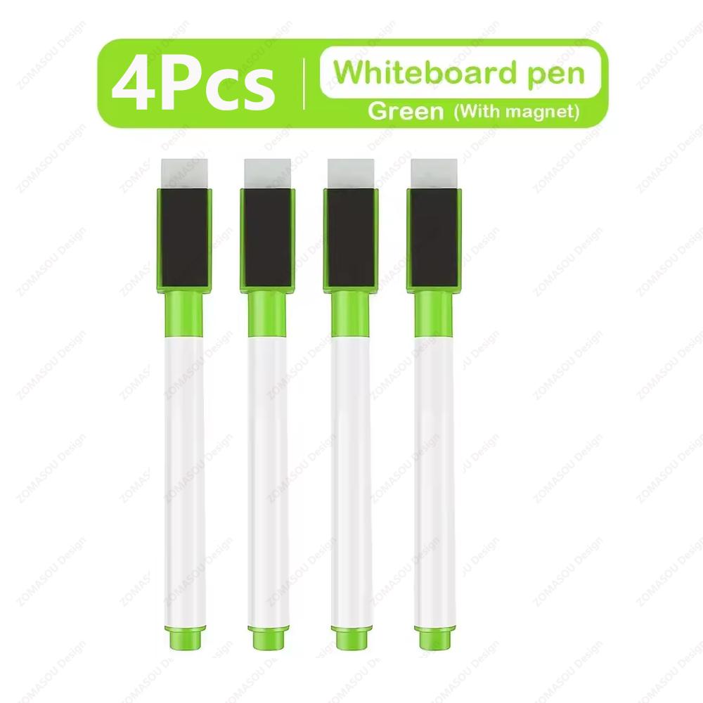 48-1Pcs Magnetic Erasable Whiteboard Pen Color Options Numbering Stationery Office Teaching Supplies for Student Blackboard Note